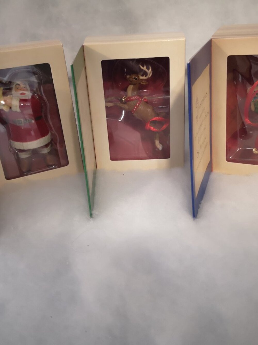 Hallmark NIB "Twas the Night Before Christmas Keepsake Ornament Set of 3